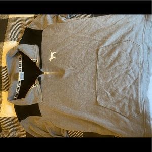 Pink 1/4 zip pullover